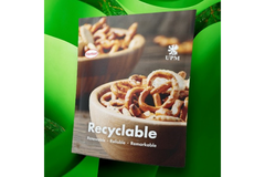 The fiber-based packaging for snacks by UPM Specialty Papers and Henkel.